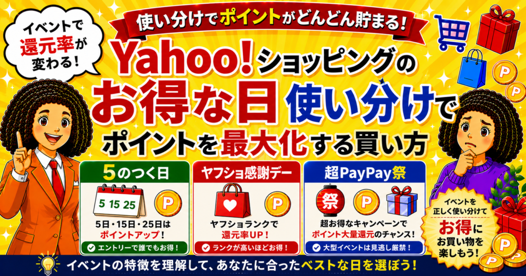 Yahooショッピングイベントはいつ買うのがお得？【2026年版】