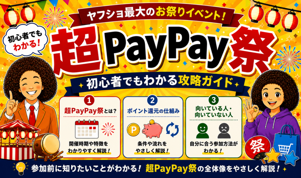 Yahoo!ショッピング 超PayPay祭 とは？ 最大級セールの攻略法