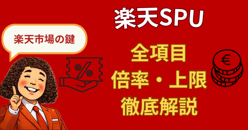【2026年最新】楽天SPU攻略｜最大倍率・上限・楽天モバイルの効果を完全解説