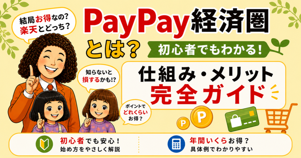 PayPay経済圏とは？楽天経済圏と比較して解説するメリット・デメリット